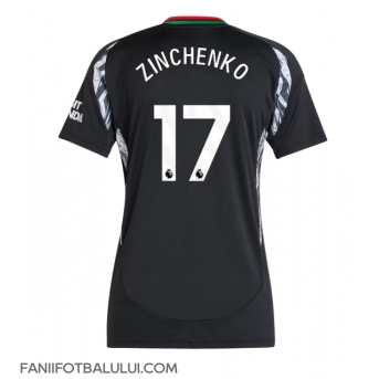 Arsenal Oleksandr Zinchenko #17 Tricou Fotbal Replică 2024-25 Femei Deplasare